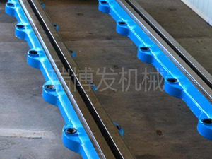 为河南矿山机械提供试验铸铁地轨T型槽铁产品
